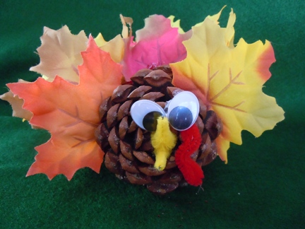 pine cone turkey craft ideas